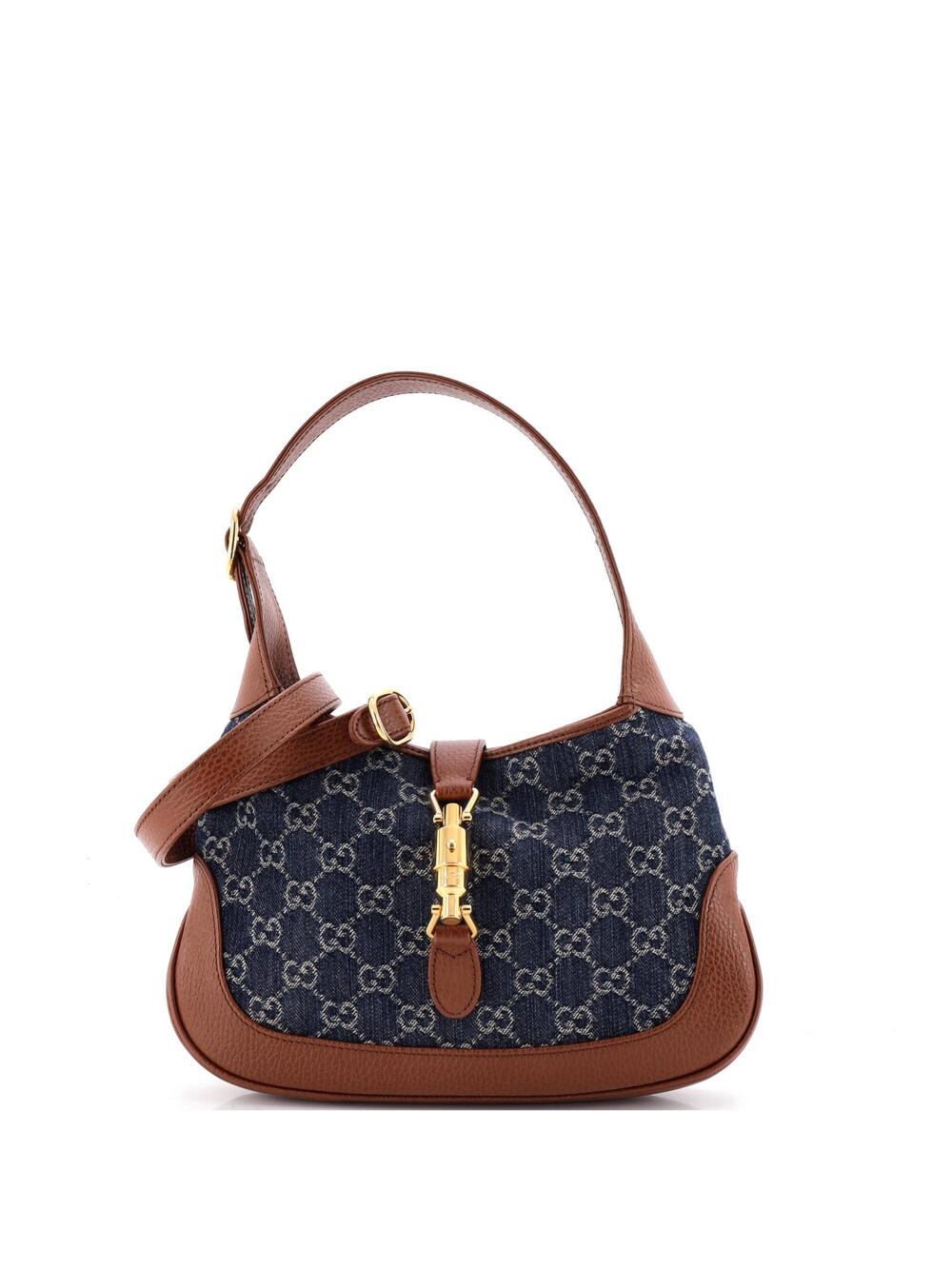 Gucci Jackie Hobo Gg Denim Small #340832G22B